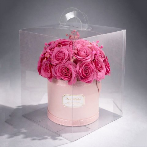 Flower box, bukiet zapachowych kwiatów mydlanych w pudełku 20szt. BUK29